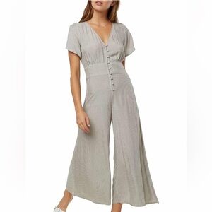 O’Neill Striped Wide Leg Jumpsuit